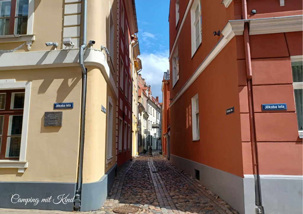 Eine Altstadt mit Häuserzeilen